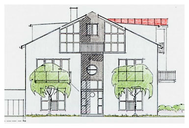 Mehrfamilien-Haus, Mozartstra�e