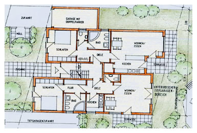 Mehrfamilien-Haus, Mozartstra�e