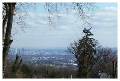 Blick vom Grundst&uuml;ck