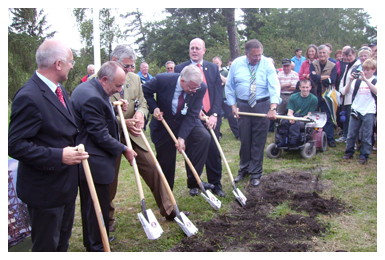 Spatenstich mit Roland Koch, Rede Ludorf