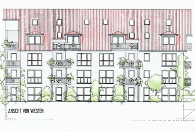 Mehrfamilien-Wohnhaus, Homburger Stra�e